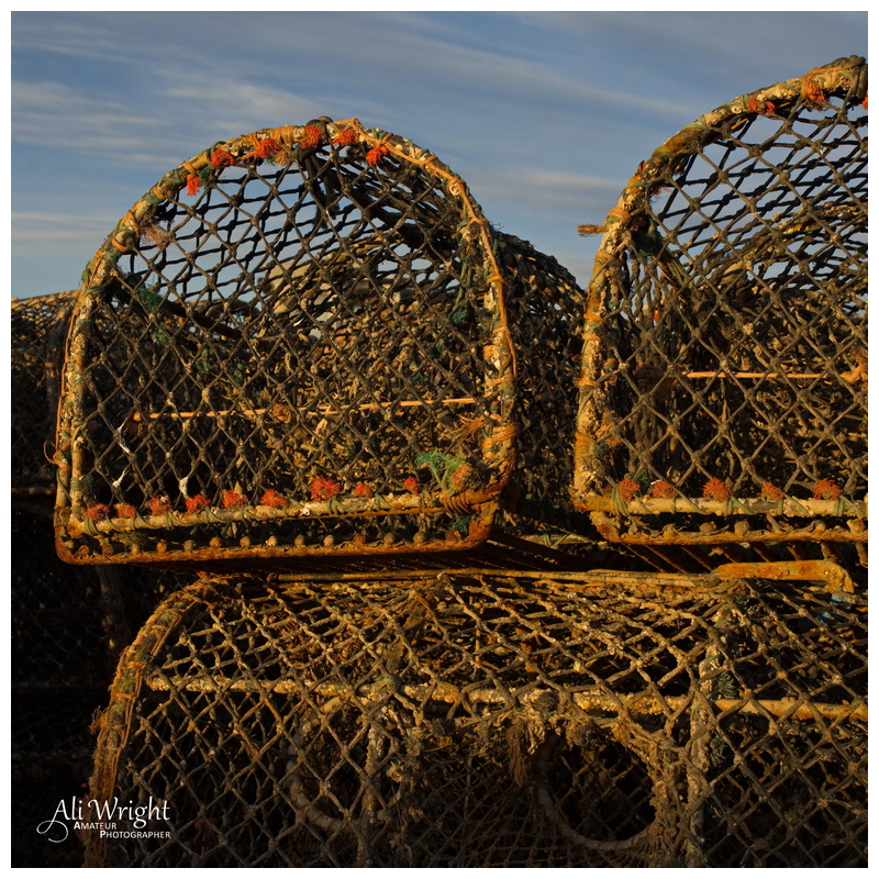 Lobster Pots at Golden Hour