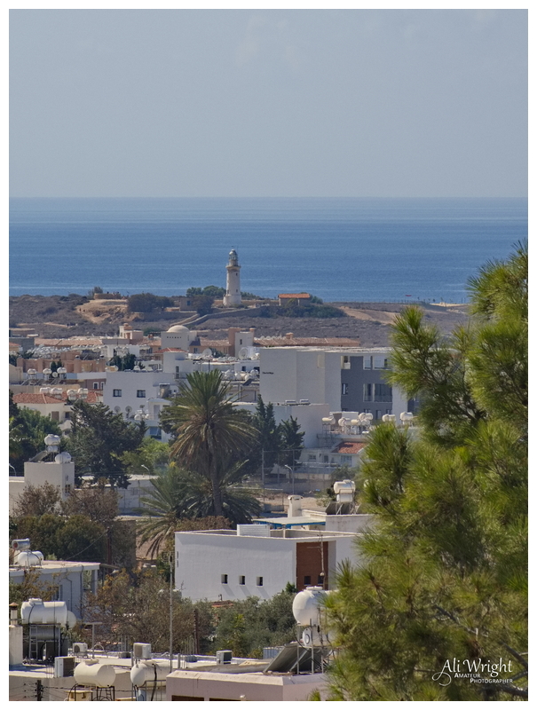 Glimpse of Lighthouse from Paphos Old Town