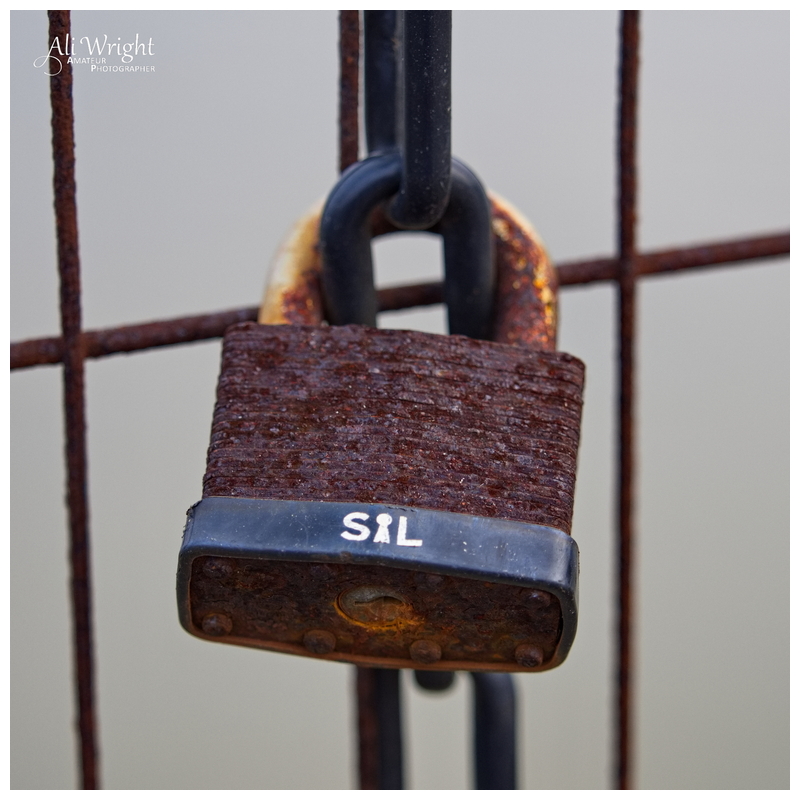 Protest Padlock at Mistley Quay