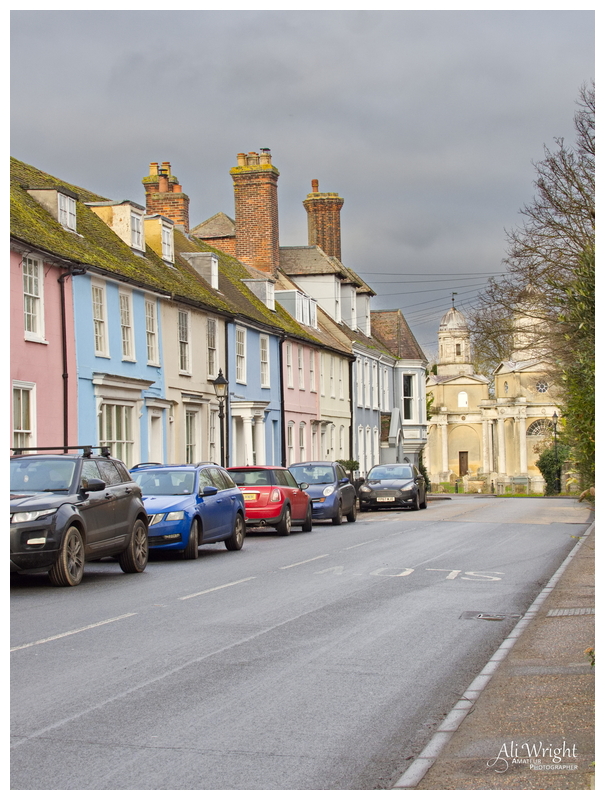 Colourful Street & Mistley Towers