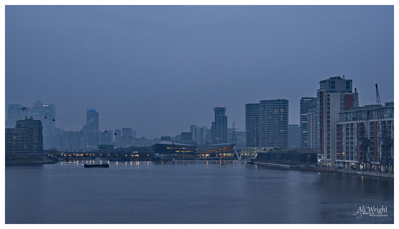 Dockland Skyline at Nightfall