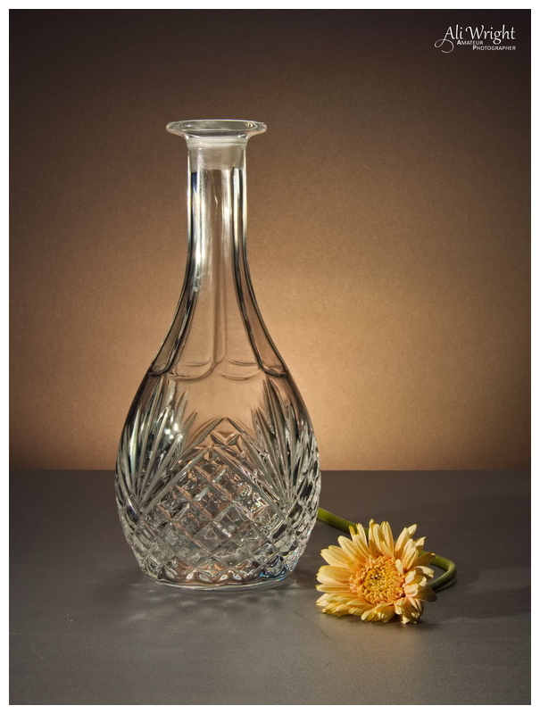 Decanter & Flower